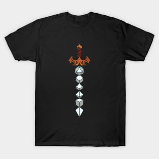 Dice Greatsword of the Barbarian T-Shirt